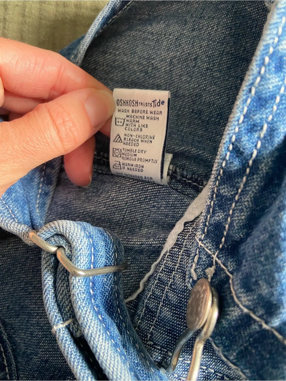 OshKosh B'gosh Blue Denim Overalls